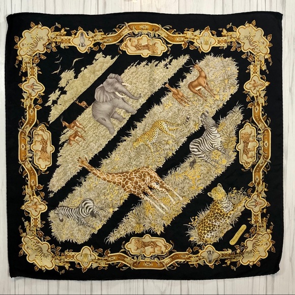 Salvatore Ferragamo Accessories - REAL Salvatore Ferragamo African Safari Scarf